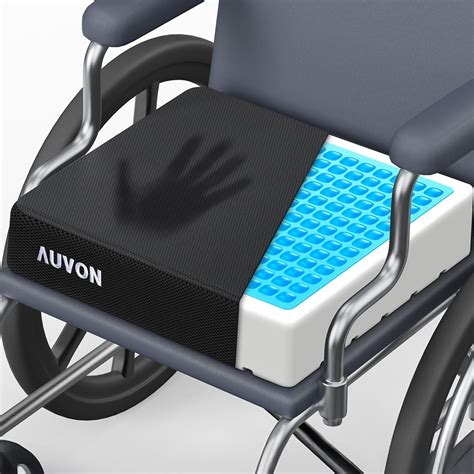 no Cooling Gel Wheelchair Seat Cushion for Sciatica, Back, Pressure ...