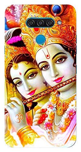 Radha Krishna Back Cover for LG Q60 : Amazon.in: Electronics