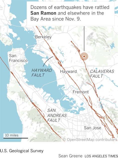 Earthquake swarms keep rattling the Bay Area. What's going on? - Los ...