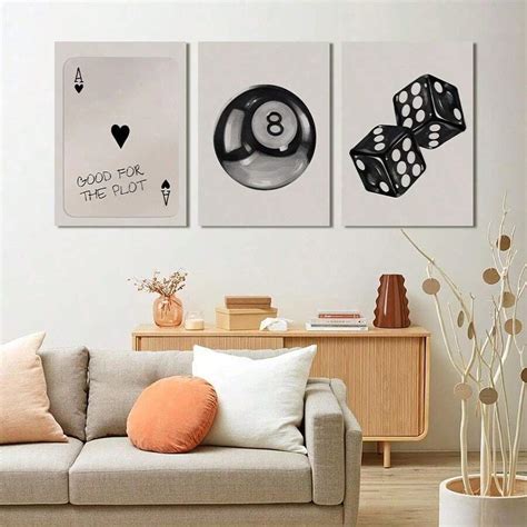 3pcs,Wall Arts Artworks Print Picture Posters, Vintage Black And White ...