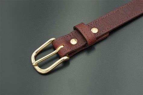Leather dress belt online