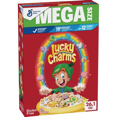 Amazon.com : Lucky Charms Gluten Free Cereal with Marshmallows, Limited ...