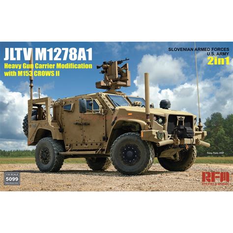 RFM Ryefield Model - Vehículo Portaaviones Pesado JLTV M1278A1 con M153 ...