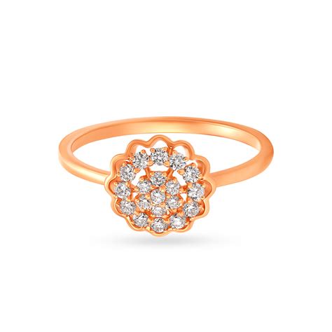 Dazzling Floral Finger Ring