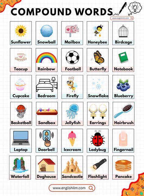 Examples of Compound Words in English • Englishilm