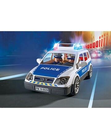 PLAYMOBIL 6920 City Action Police Squad Car with Lights and Sound ...
