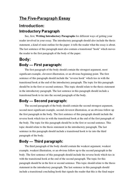 Structure of Compositions | PDF | Essays