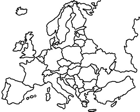 Europe Map Drawing 的图像结果