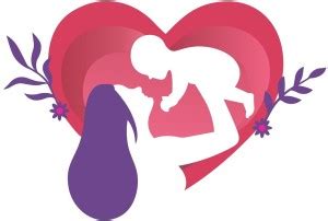 HAPPYSTICKY 50 cm Moms Love Medium Vinyl Wallsticker(40 cm x 60 cm ...