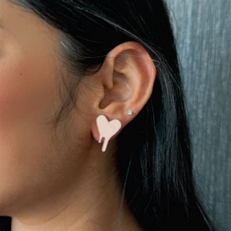 Dripping Love Studs – Nian by Nidhi