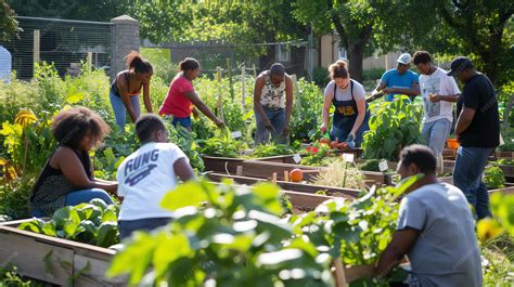 Premium Photo | A group of people are working together in a community ...