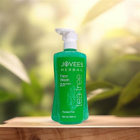 Tea Tree Oil Control Face Wash for Oily & Acne-Prone Skin – Jovees Herbal