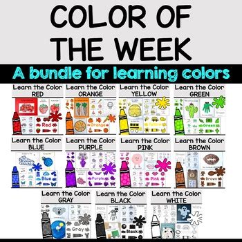 Image result for Color Week Activities