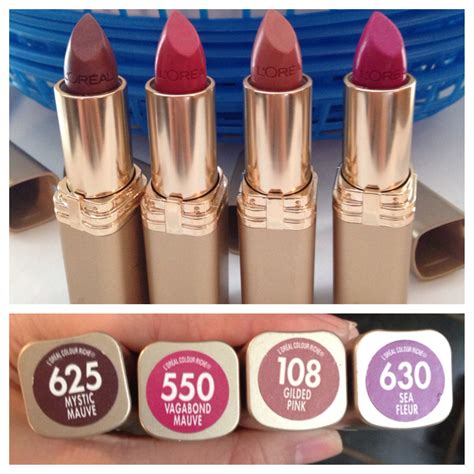 Loreal Lipstick Color Chart