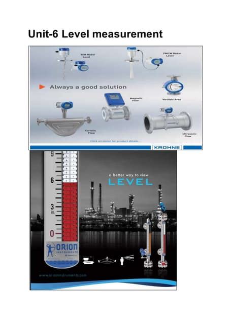 Image result for Level Measurement Methods