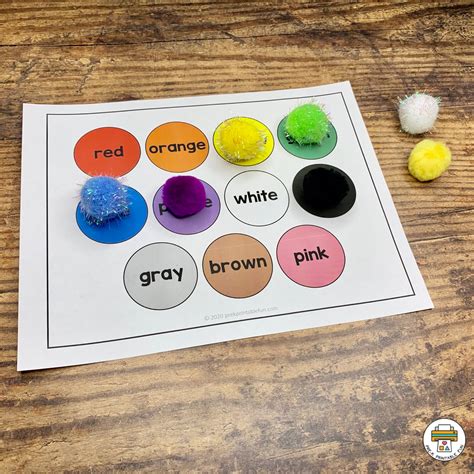 Essential Series: Color Sorting Mats - Pre-K Printable Fun