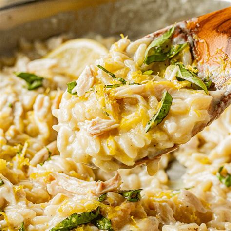 Lemon Chicken Orzo - Eat Dessert Snack