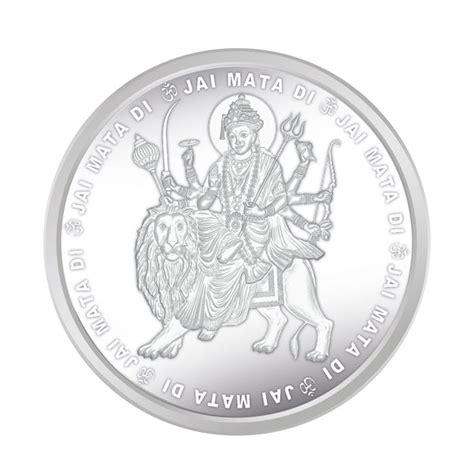 Sherawali Mata Ji Silver Coins 50 GM – lordsjewels
