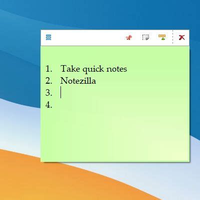 Sticky Notes Windows 10