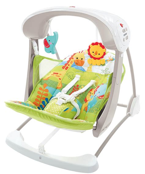Fisher-Price Rainforest Take Along Swing and Seat Set, New-born Baby ...