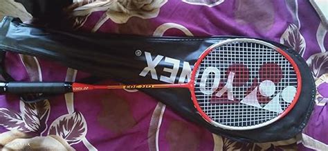 Buy YONEX GR 303 Blend Aluminium Badminton Racquet with Full Cover (Red ...
