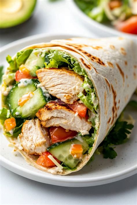 Grilled Chicken Wrap - Insanely Good