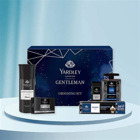 Luxury Grooming Kit for Men-Deo 150ml/DWP 50ml/CP 18ml – Yardley London ...