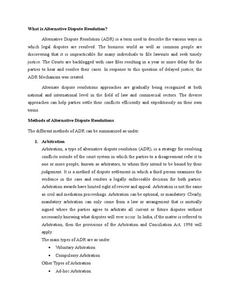 Alternative Dispute Resolution Guide 的图像结果