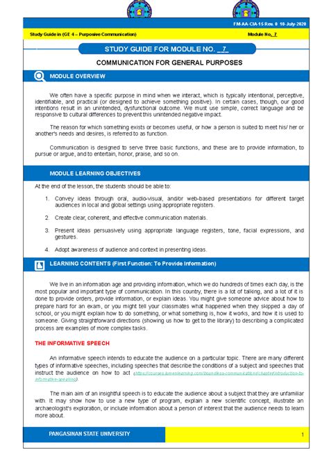 Image result for GE Study Guide Writing