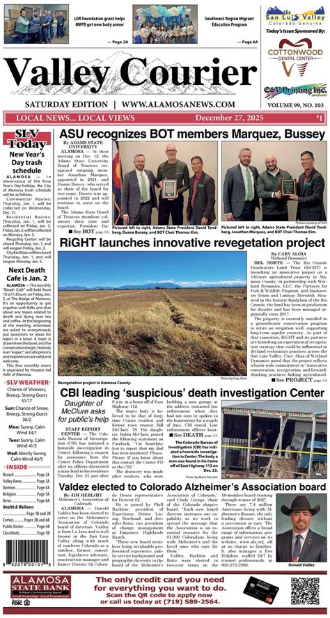 Valley Courier - The Alamosa News