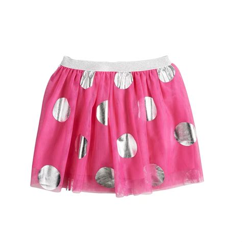 Baby & Toddler Girl Jumping Beans® Metallic Polka Dot Print Tutu Skort