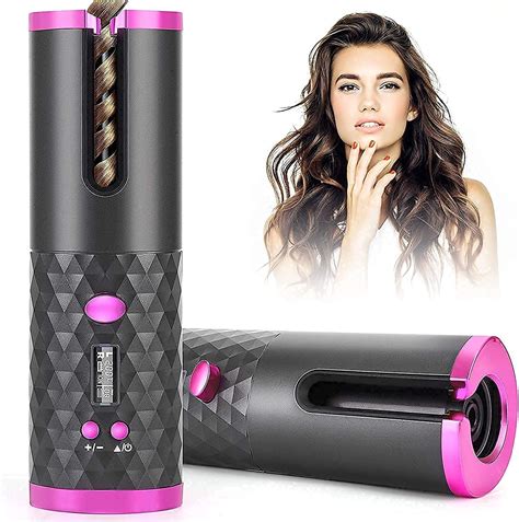 GROPOTIT Automatic Hair Curler For Women Portable Curling Auto Rotating ...