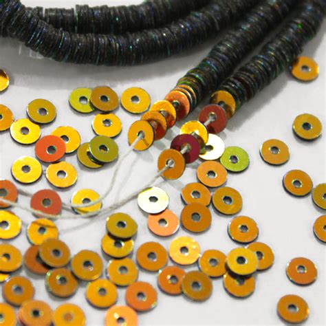 gloden sequins strand – EmbroideryMaterial.Com