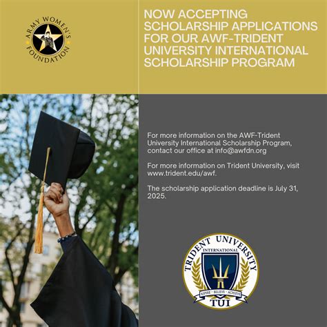 2025 AWF-Trident University International Scholarship Application is ...