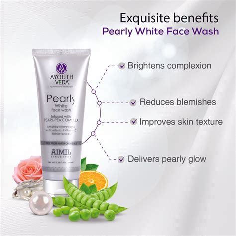 Face & Body Brightening Combo: Pearly White Face Wash (100 ml), Indian ...