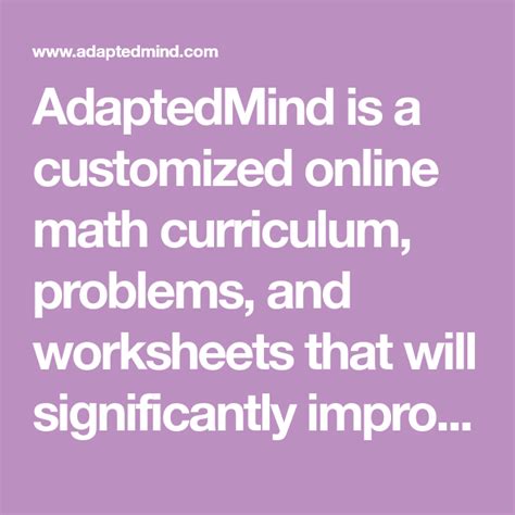 Image result for Adaptedmind.com Math