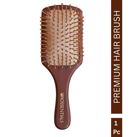 OROSSENTIALS Premium Wooden Hair Brush-Dark wood (ORO-017) – Orossentials