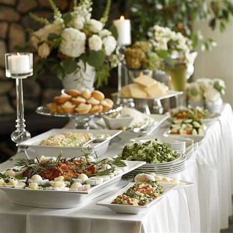 Buffet Table Set Up 的图像结果