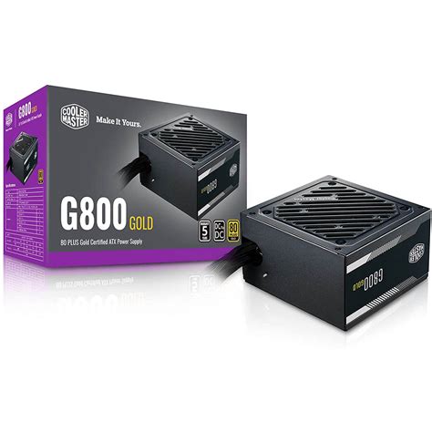 Cooler Master G800 Gold 800 Watt 80 Plus Non-Modular PSU – tpstech.in