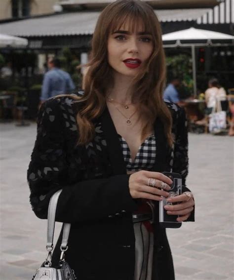 Emily In Paris S3 Emily Cooper Black Blazer