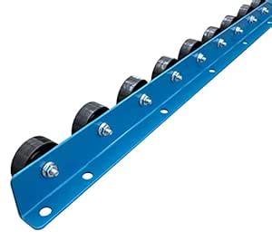 Conveyor Rails, 5' Flow Rail with Plastic Skate Wheels, T2 Style ...