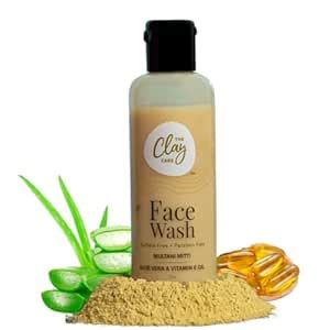 Clay Care Multani Mitti Face Wash for Daily Use with the Goodness of ...