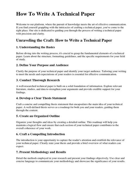 Image result for How to Write a Tutorial Paper