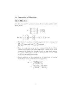 Image result for Block Matrices Explained