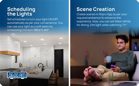 Wipro Garnet 15W Smart Panel Ceiling Light | CCT, White Tuneable ...