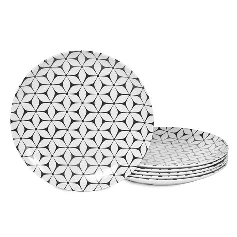 Buy Gofunfun Melamine Dinnerware Set of 6-11'' Round Unbreakable Dinner ...