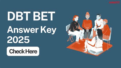 DBT BET Answer Key 2025, Download Response Sheet PDF