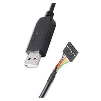 TTL-232R-3V3 TTL-232R-5V Serial Converter Cable USB to TTL Chipset F-DI ...