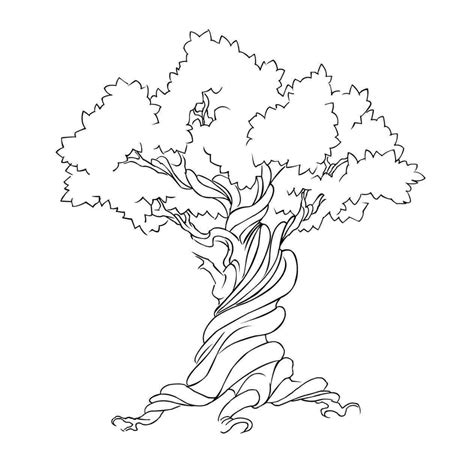 Image result for Simple Tree Drawing
