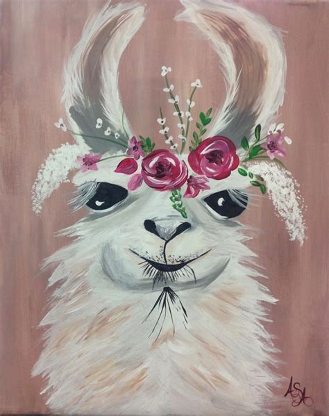Adult Paint A Long - Llama Life, Art Smart Academy, Irmo, February 11 ...
